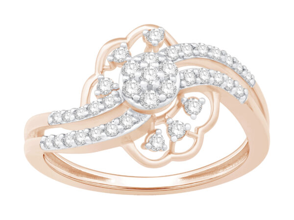Enchanting Flora Diamond Ring