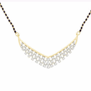Enduring Radiance Diamond Tanmaniya Mangalsutra