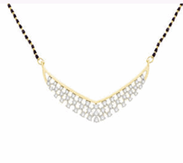 Enduring Radiance Diamond Tanmaniya Mangalsutra