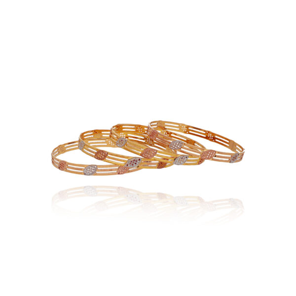 Eternal Glow Gold Bangles