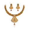 Eternal Halo Gold Necklace Set