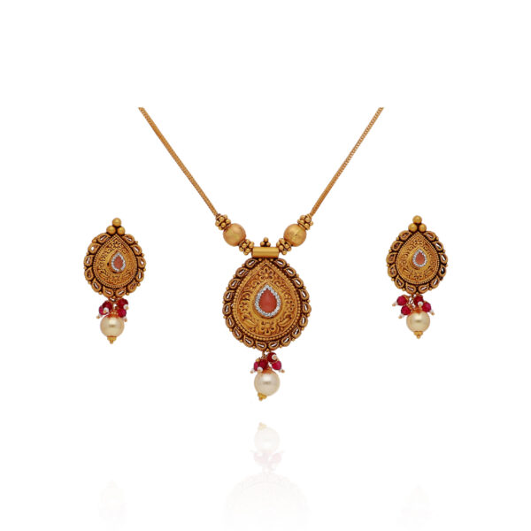 Eternal Thread Gold Chain Set for Women
