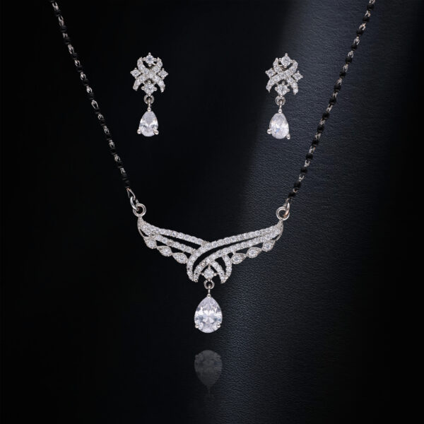 Eternal Thread Silver Mangal Sutra Set