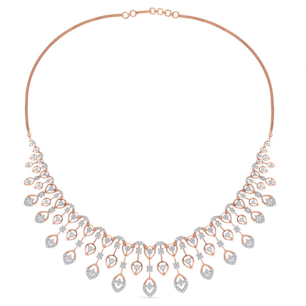 Ethereal Echo Diamond Necklace Set
