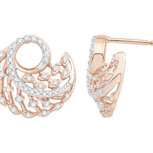 Flare of Elegance Diamond Earring
