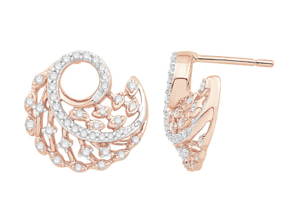 Flare of Elegance Diamond Earring