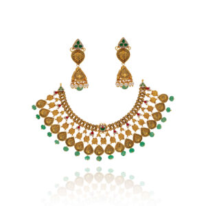 Flowering Radiance Gold Necklace Set