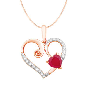Forever Yours Stunning Heart-Shaped Diamond Pendant