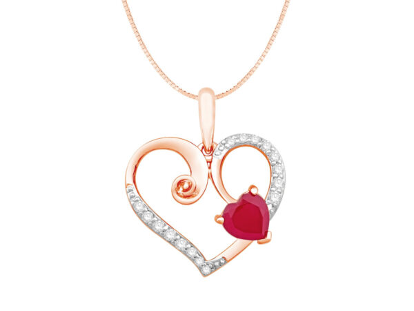 Forever Yours Stunning Heart-Shaped Diamond Pendant