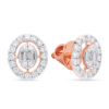 Frosted Illumination Diamond Earring