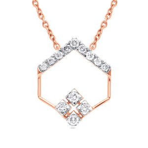 Galactic Dream Diamond Pendant and Earrings Set