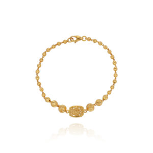 Gentle Swirl Gold Bracelet for Women