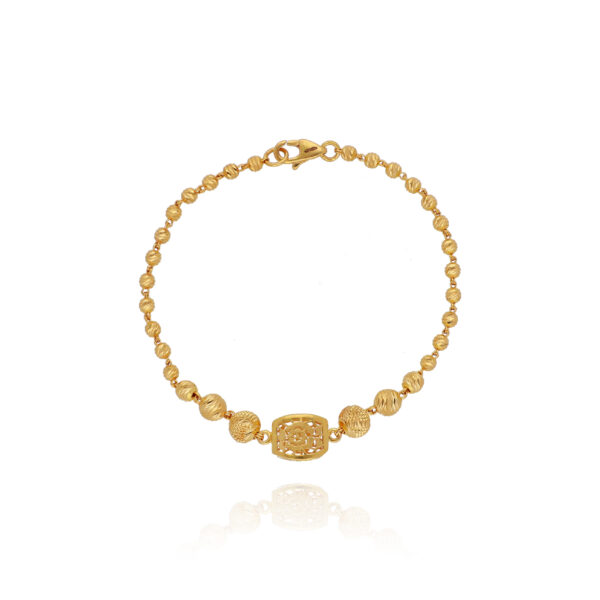 Gentle Swirl Gold Bracelet for Women