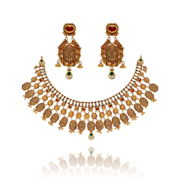 Gilded Elegance Antique Necklace