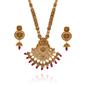 Gilded Harmony Long Necklace Set
