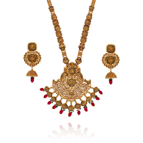 Gilded Harmony Long Necklace Set