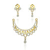 Gilded Serenity Gold Pendant Set