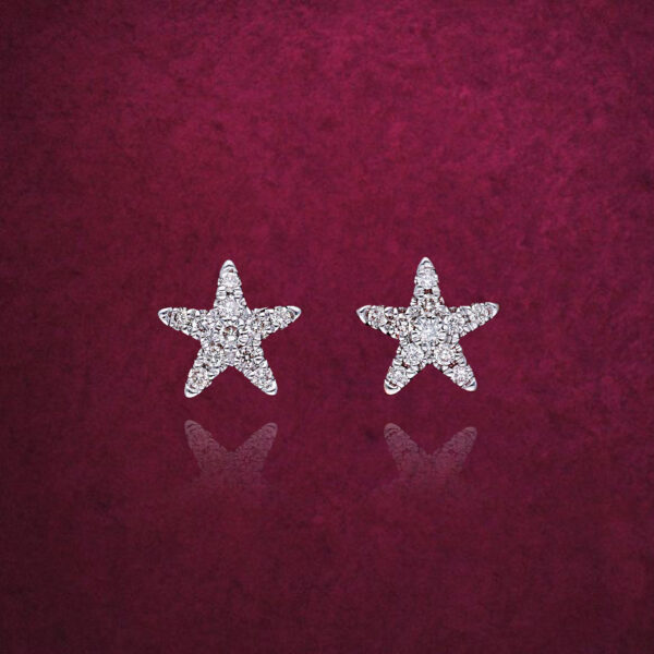 Gilded Starlight Amora Diamond Earrings