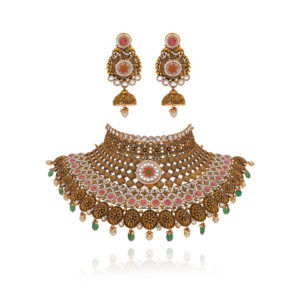 Glamour Essence Gold Choker Set