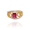 Gleam of Glamour Gold Ring That Dazzle