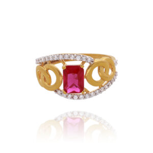 Gleam of Glamour Gold Ring That Dazzle