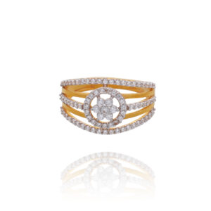 Gleaming Grace Gold Ring