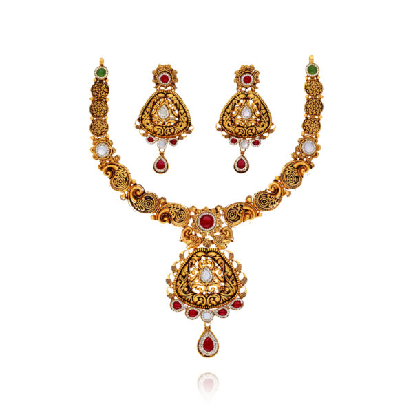 Gleaming Serenity Necklace Set