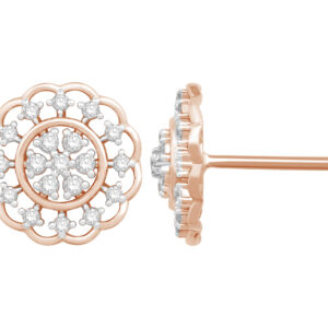 Glimmered Whimsy Diamond Earring
