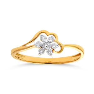 Glimmering Echoes Diamond Ring