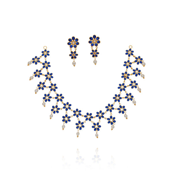 Glimmering Gold Charm Necklace Set