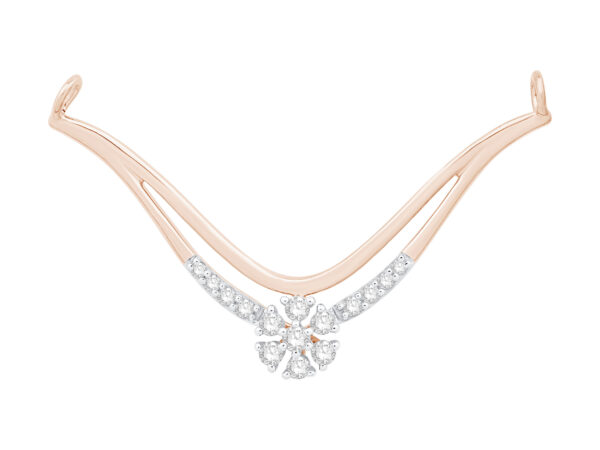 Glimmering Legacy Diamond Tanmaniya Mangalsutra