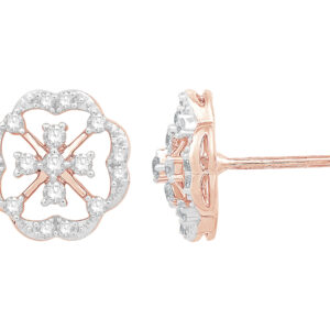 Glinting Orbit Diamond Earring