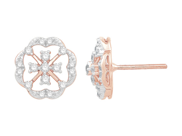 Glinting Orbit Diamond Earring