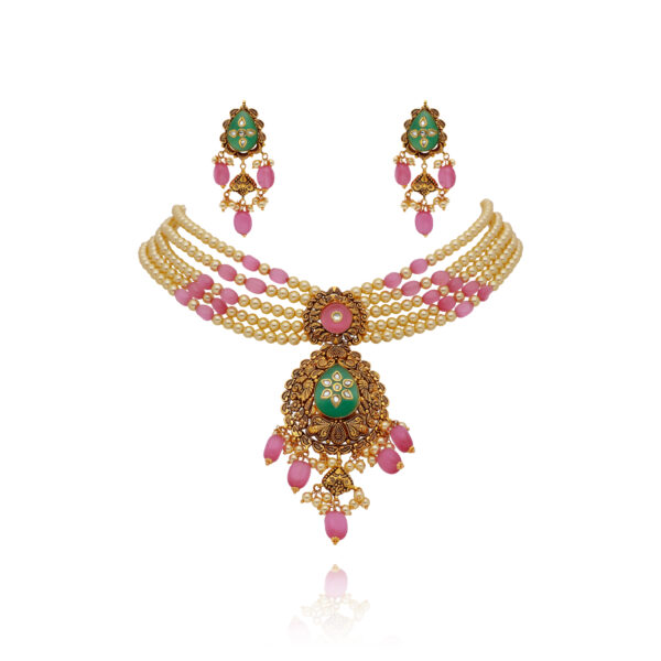GlintMode Gold Necklace Set