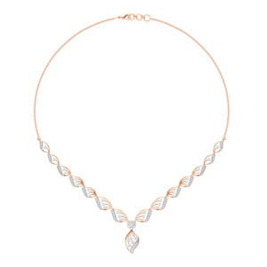 Glistening Mirage Diamond Necklace Set