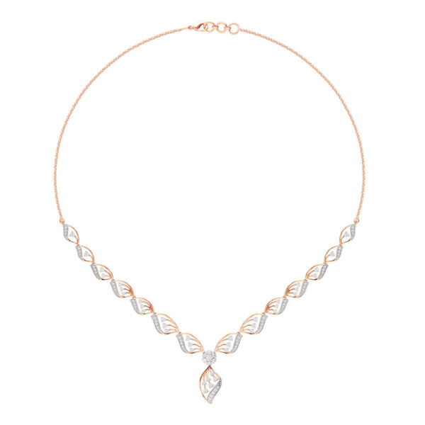 Glistening Mirage Diamond Necklace Set