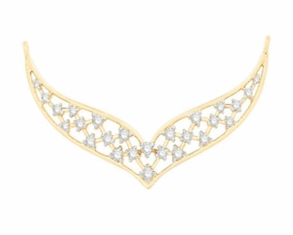 Glistening Promises Diamond Tanmaniya Mangalsutra