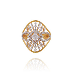Glistening Serenade Gold Ring