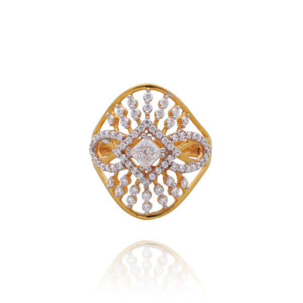 Glistening Serenade Gold Ring