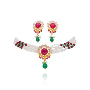 Glittering Gold Delight Choker Set