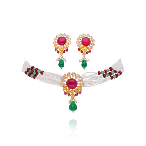 Glittering Gold Delight Choker Set