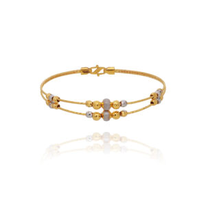 Glossy Harmony Gold Bracelet for Women