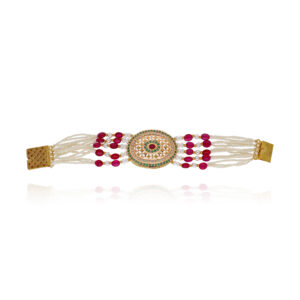 Gold Essence Jadau Bracelet for Every Moment