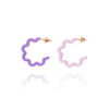 Gold Glow in Motion Hoop Earrings