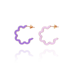 Gold Glow in Motion Hoop Earrings