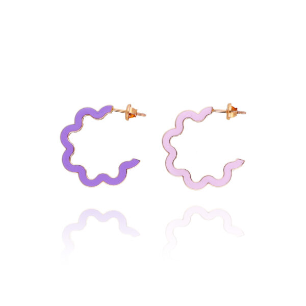 Gold Glow in Motion Hoop Earrings