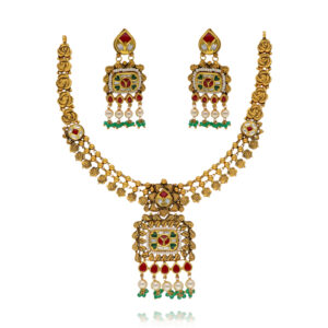 Golden Aura Wedding Necklace