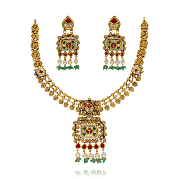 Golden Aura Wedding Necklace