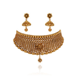 Golden Bloomtide Choker Set
