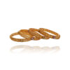 Golden Blossom Bangles